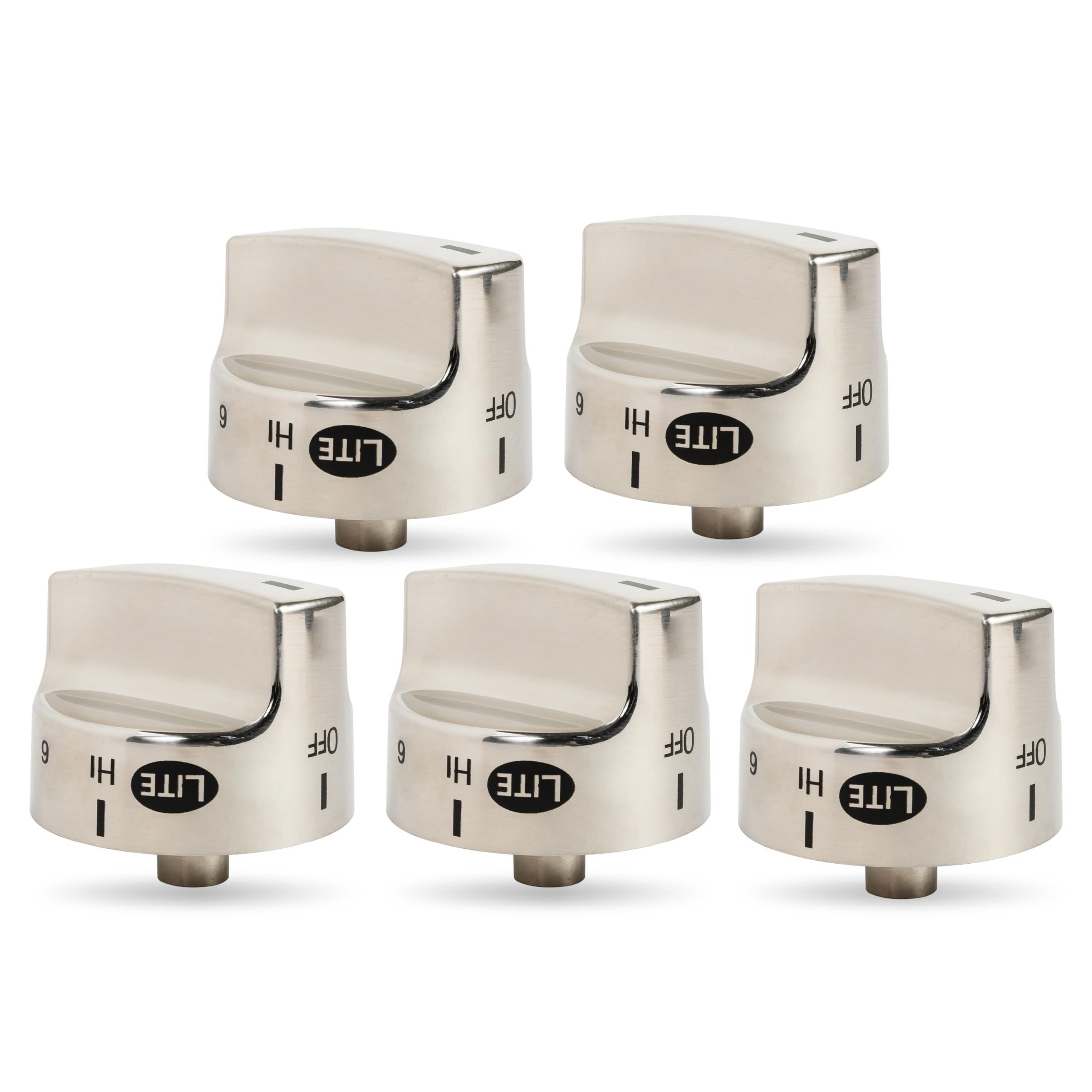 318282310 Stove Burner Knob - Stove Knobs compatible with Frigidaire Kenmore Gas Range Stove Cooktop - Pack of 5 image 0