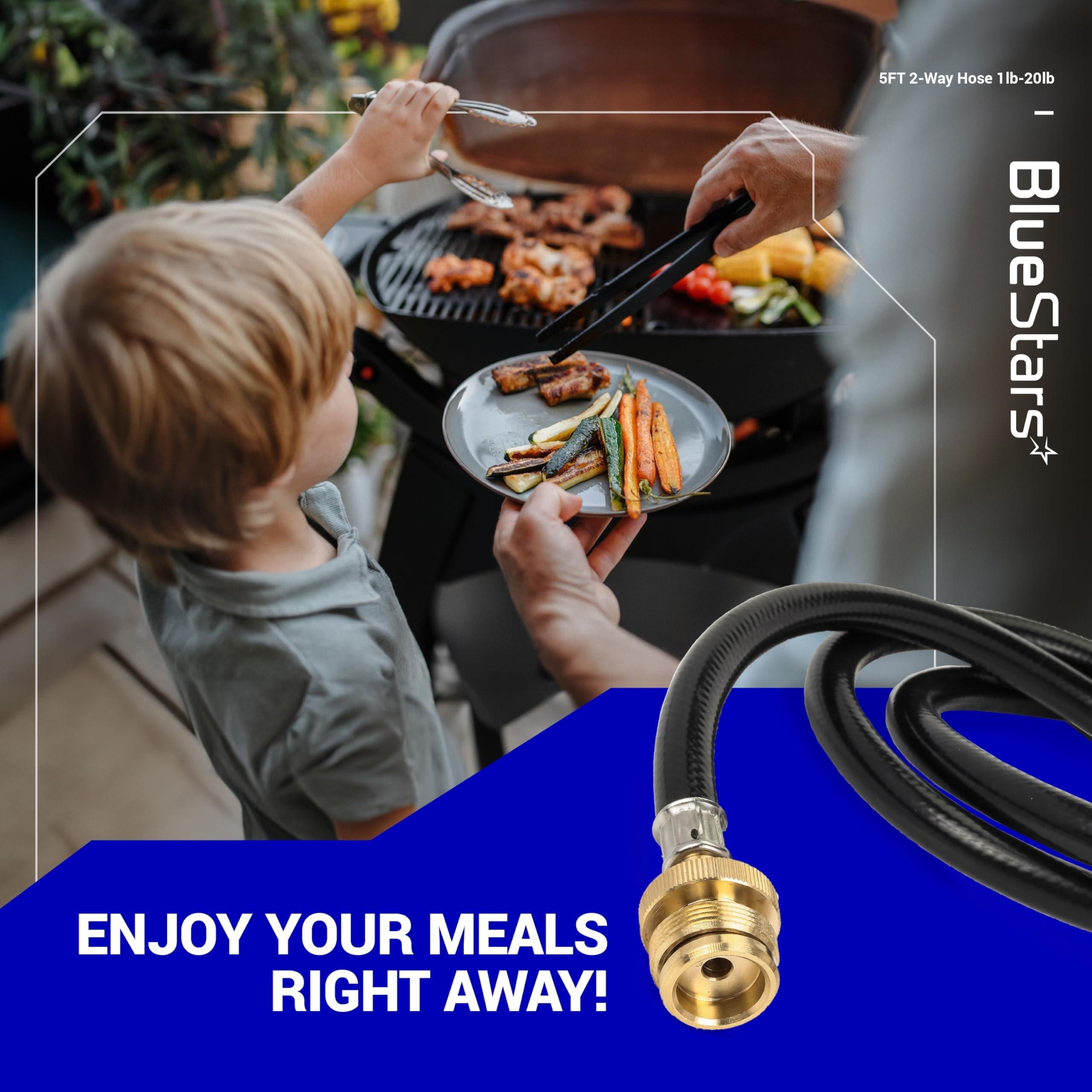 [Lifetime Warranty] 5FT 2-Way Propane Hose Adapter 1lb to 20lb image 8