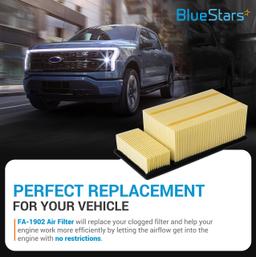 [Lifetime Warranty] FA-1902 Engine Air Filter - Fits Ford F250 F350 F450 F550 Super Duty Powerstroke 6.7L Diesel 2011-2016 - Replaces BC3Z-9601-A FC4Z-9601 thumbnail 1