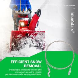 117-9145 Clutch Cable - Compatible with Toro 38451 38452 Power Clear Series 621R 621E CCR6053 721R 721E Snow Thrower - Replaces 1179145 thumbnail 6