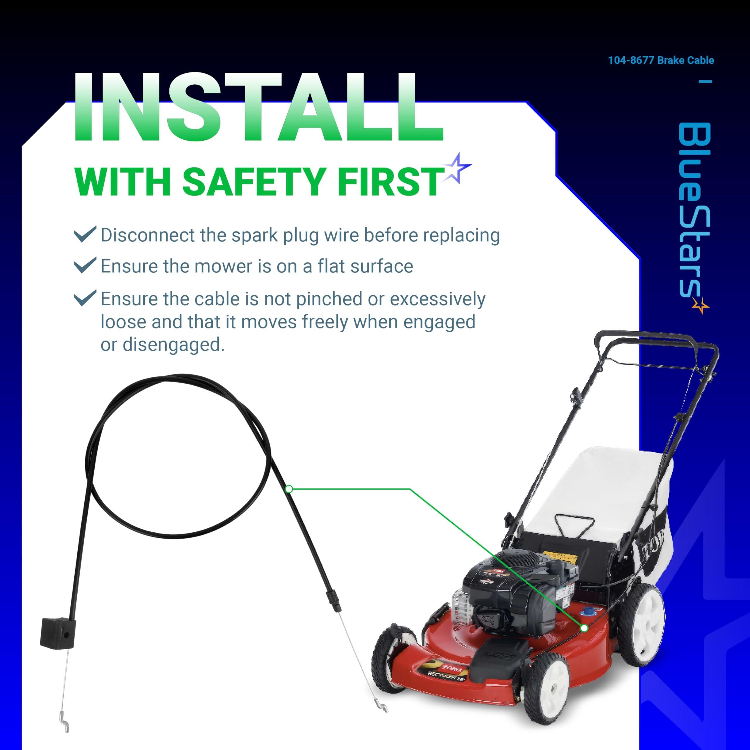 [Lifetime Warranty] 104-8677 Brake Cable for Toro 22" Recycler Mowers image 7