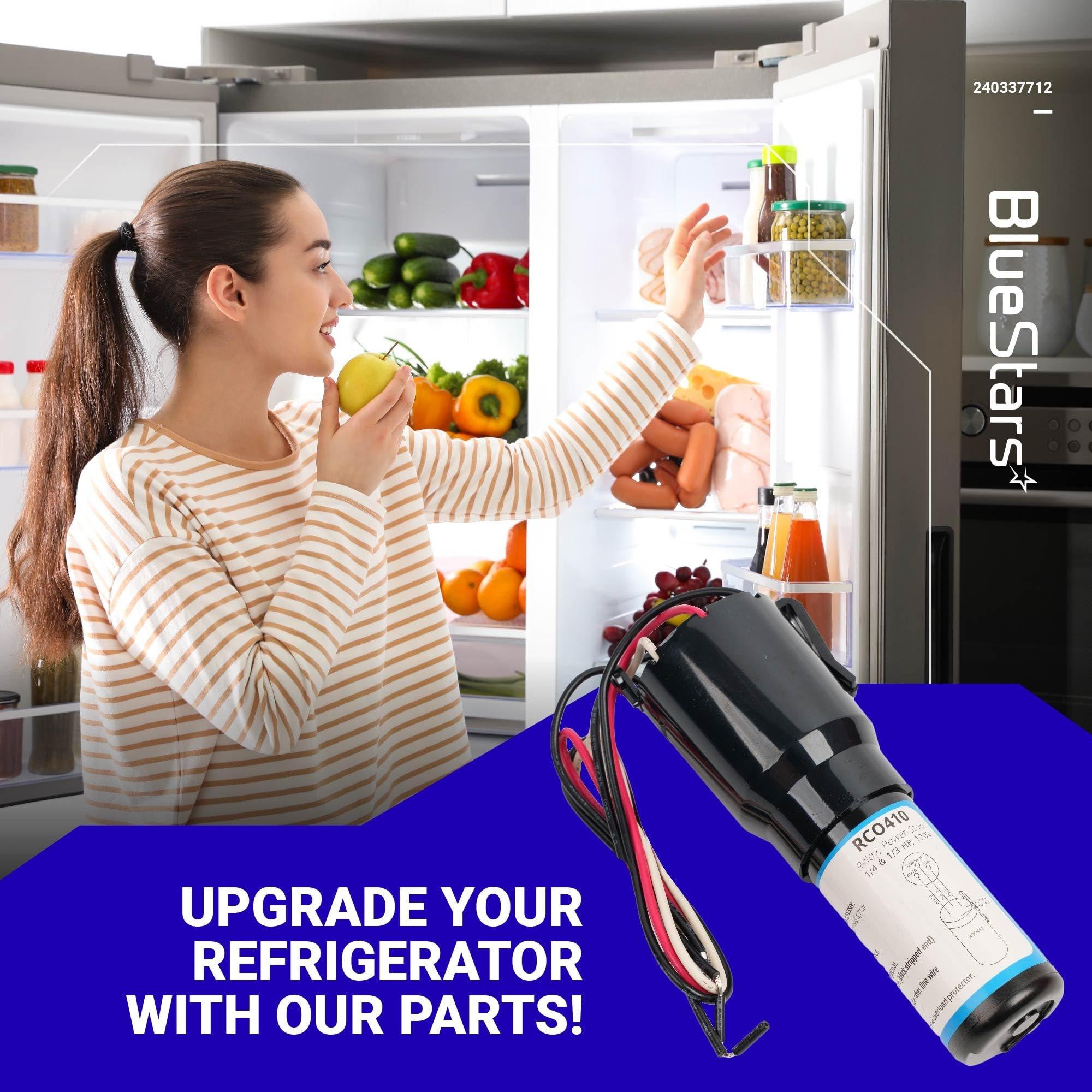 RCO410 3-in-1 Hard Start Capacitor Kit - Compatible with Refrigerators Freezers 115V Compressor Capacitor for 1/4-1/3 HP image 6