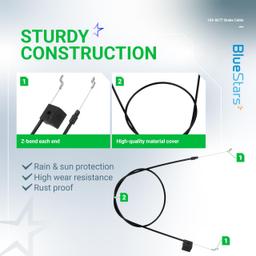 [Lifetime Warranty] 104-8677 Brake Cable for Toro 22" Recycler Mowers thumbnail 2