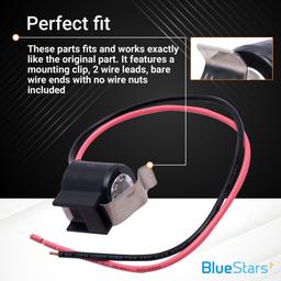 [Lifetime Warranty] 2198202 Refrigerator Cold Control Thermostat & W10225581 Bimetal Defrost Thermostat - Replaces 2161284 2198201 PS11739232 thumbnail 3