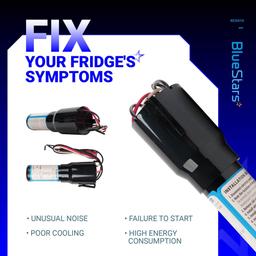 RCO410 3-in-1 Hard Start Capacitor Kit - Compatible with Refrigerators Freezers 115V Compressor Capacitor for 1/4-1/3 HP thumbnail 4