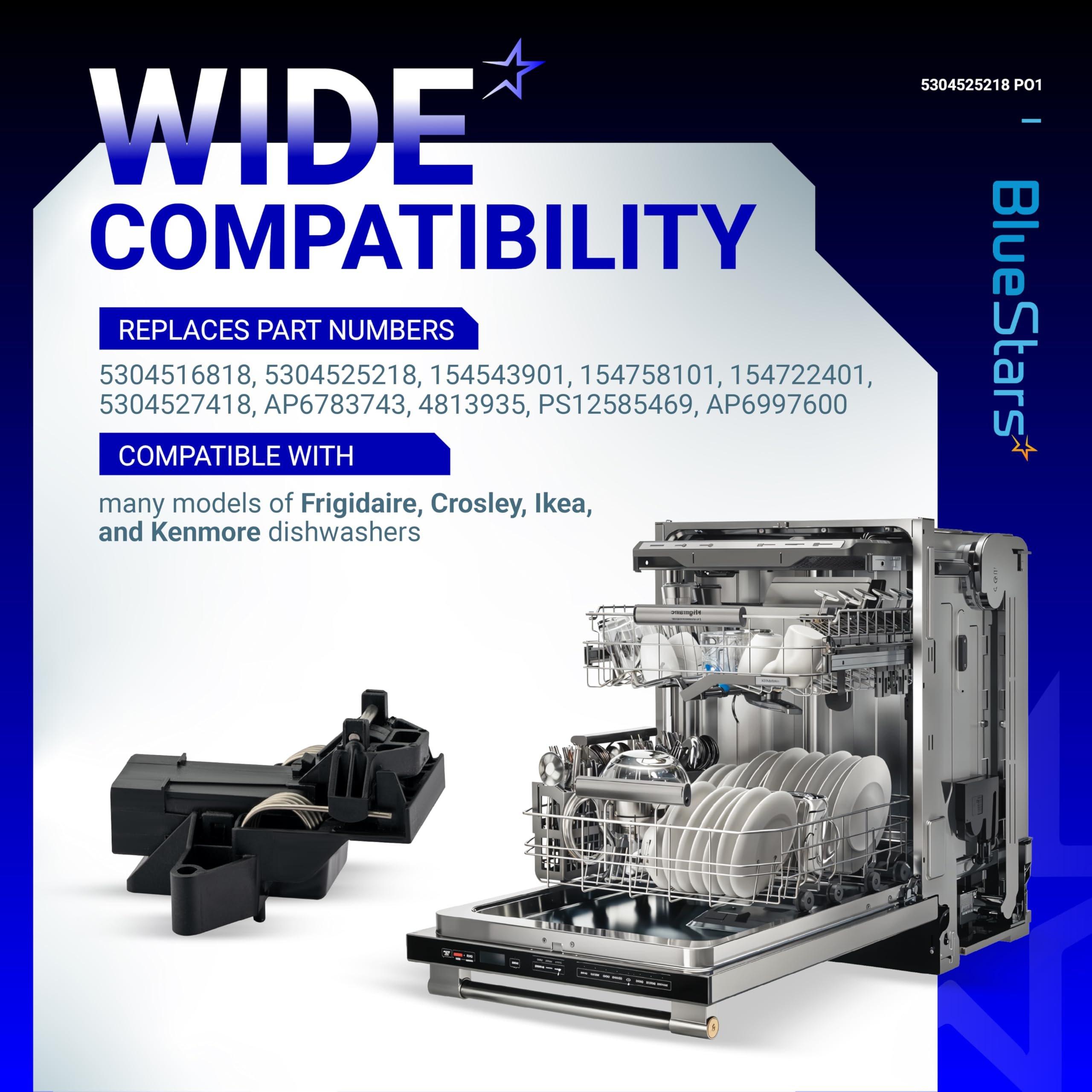 [Lifetime Warranty] 5304525218 Dishwasher Door Latch - Compatible with Electrolux, Kenmore, Frigidaire Dishwasher - Replaces 5304525218, 154543901, 154758101, 154543901, 154722401, 5304527418, AP6783743 image 4