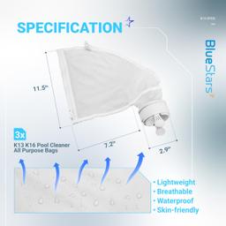 [Lifetime Warranty] Pool Cleaner Zippered Bag K13 K16 thumbnail 2