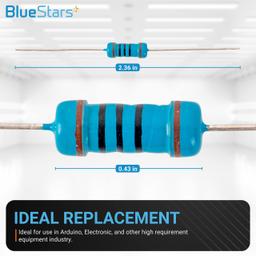 [Lifetime Warranty] 150 PCS 1W 100 ohm Metal Film Fixed Resistor thumbnail 2