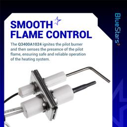 [Lifetime Warranty] Q3400A1024/U Igniter Flame Rod Assembly 24V thumbnail 2