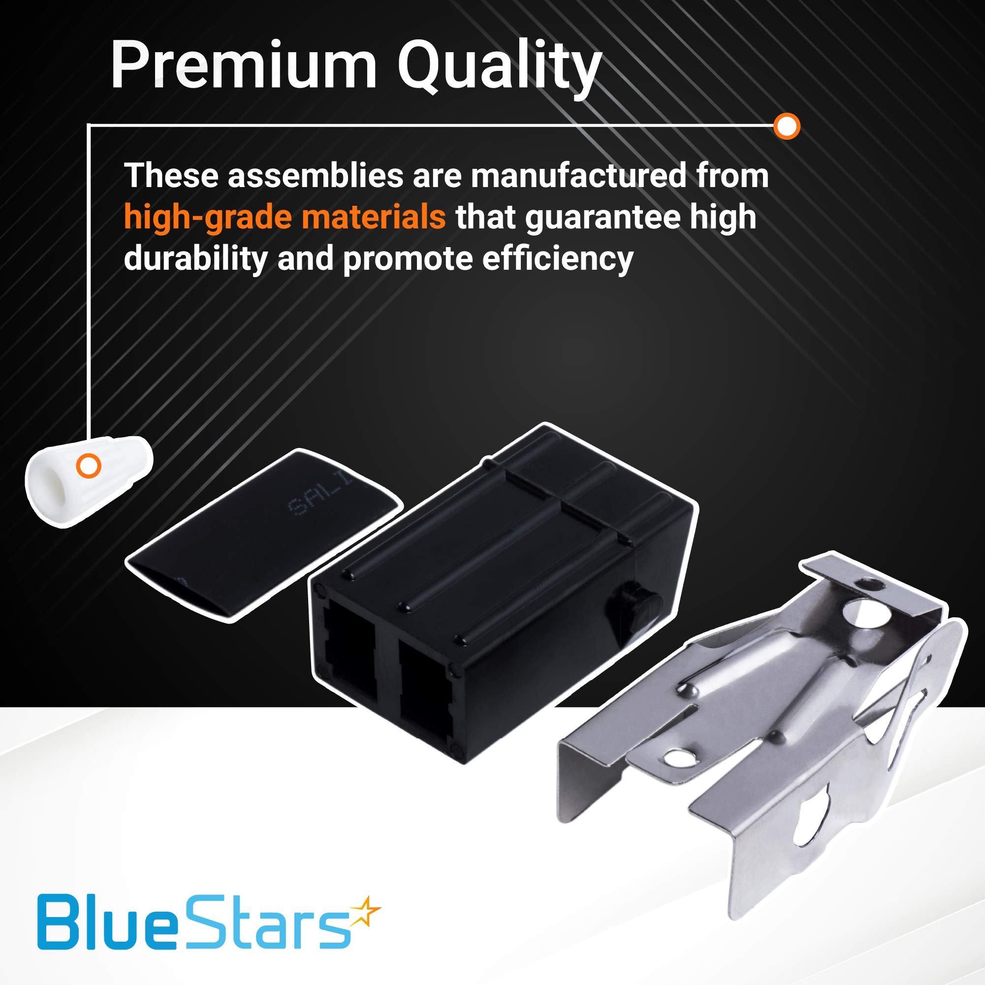 [Lifetime Warranty] 330031 Range Burner Receptacle Kit - Compatible with Whirlpool Kenmore Range/Stove/Microwave Oven - Replaces AP3075808 814399 5303935058 5301167733 WB17X210 - Pack of 4 image 3