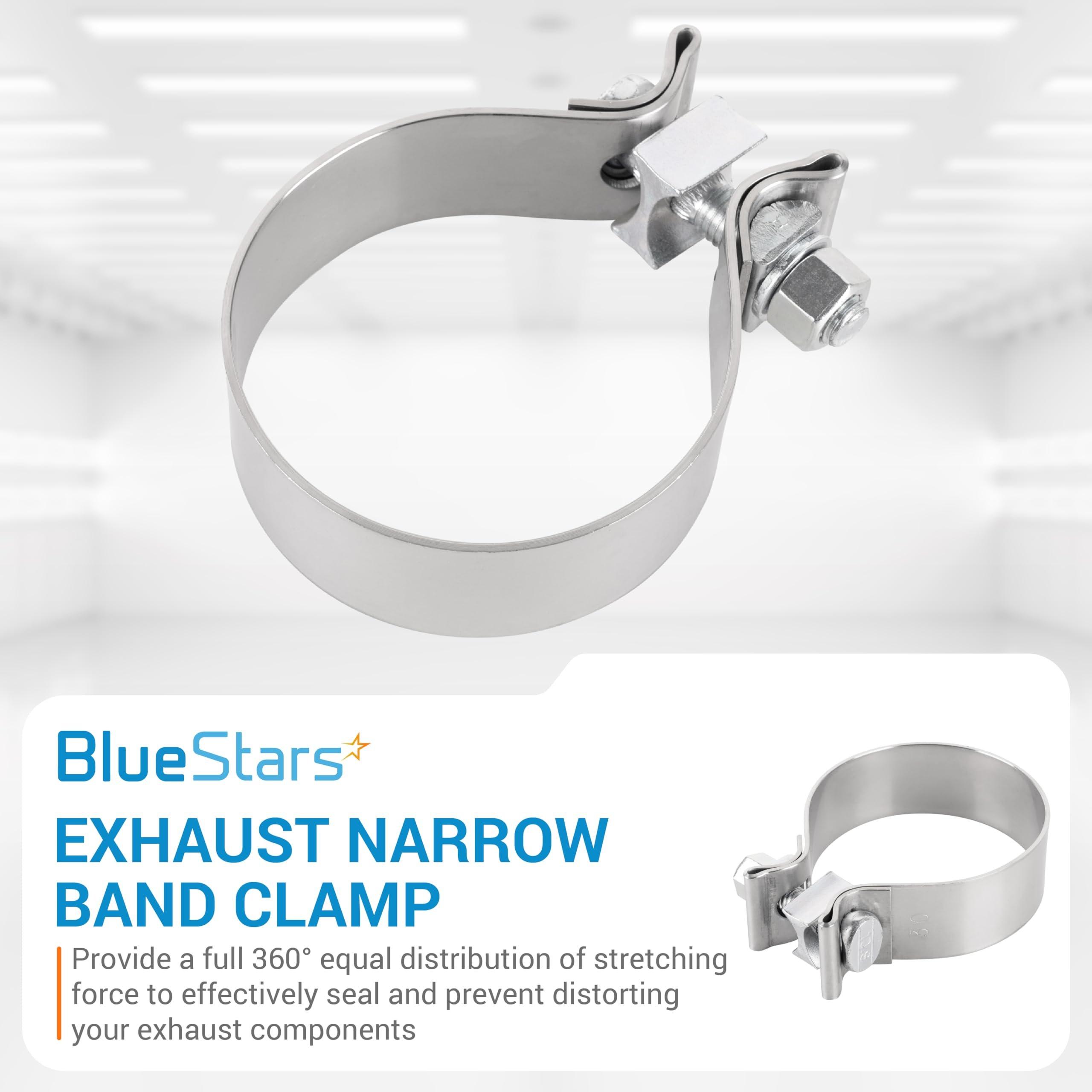 [Lifetime Warranty] 3" Exhaust Clamp Narrow Band Clamp image 1