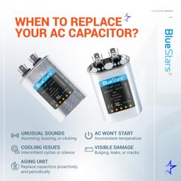 [Lifetime Warranty] 7.5 uF MFD ±5% 370/440 VAC Oval Run Capacitor CBB65 50/60 Hz - Fits Condenser Straight Cool, Heat Pump thumbnail 10