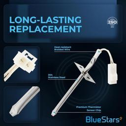 [Lifetime Warranty] 316233902 Oven Temperature Sensor Compatible with Frigidaire Kenmore Range Thermistor - replacement for PS12724046, PD00052458, AP6888260, 316217008, 316233902, 316233903, 4929364 thumbnail 2
