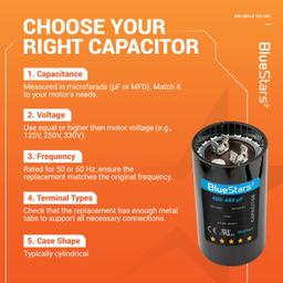 [Lifetime Warranty] 400-480 uF MFD 165 VAC CD60 Universal Round Motor Start Capacitor 50/60 Hz - Replacement for AC Electric Motor thumbnail 5