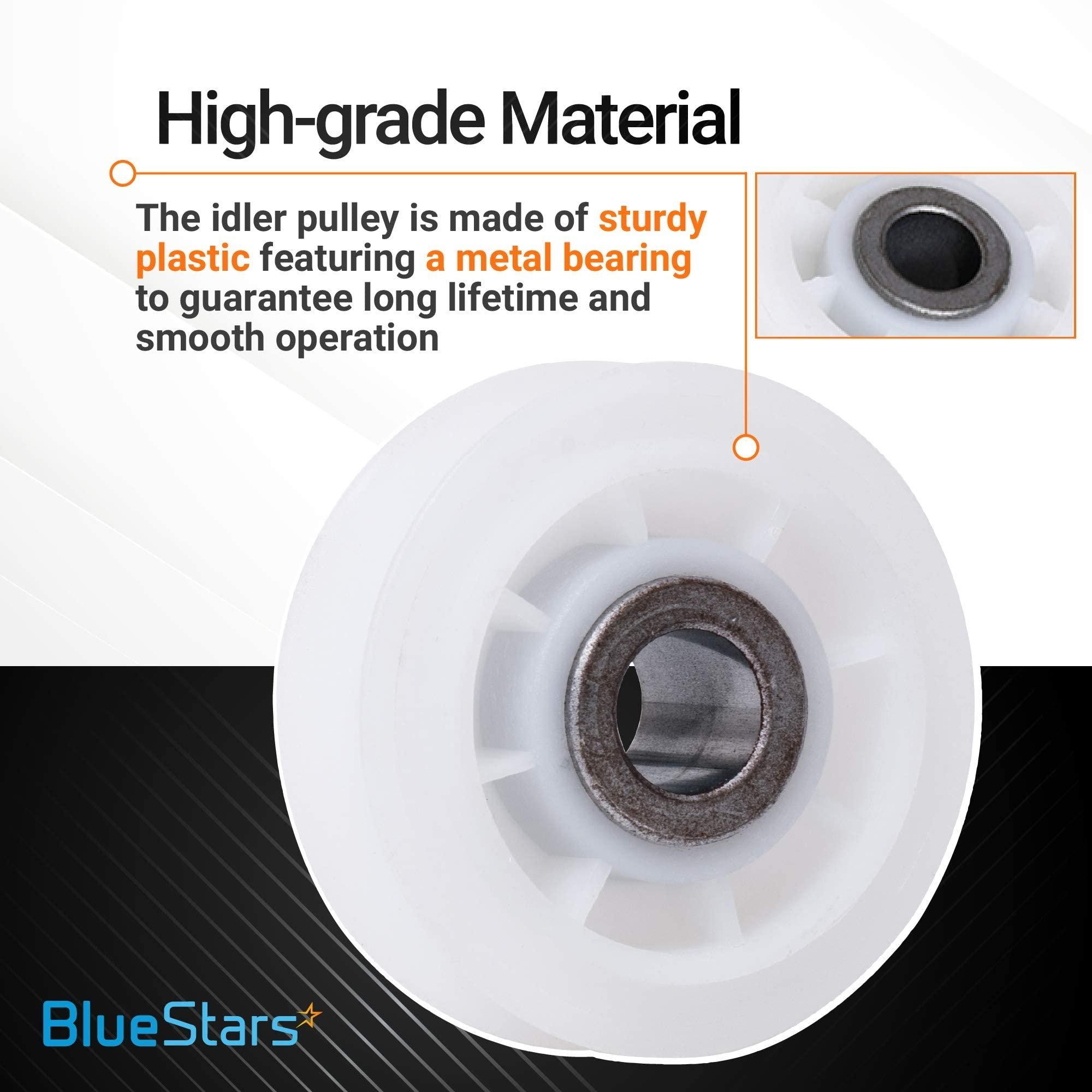 [Lifetime Warranty] 279640 Dryer Idler Pulley Replacement - Compatible with Whirlpool & Kenmore Dryers - Replaces 3388672 697692 AP3094197 W10468057 - Pack of 2 image 4