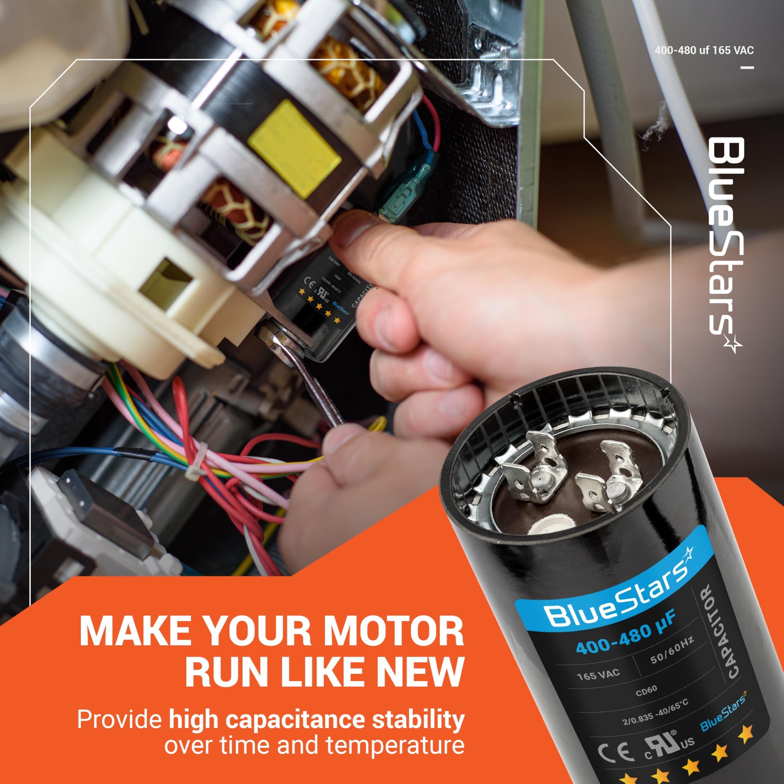 [Lifetime Warranty] 400-480 uF MFD 165 VAC CD60 Universal Round Motor Start Capacitor 50/60 Hz - Replacement for AC Electric Motor image 8