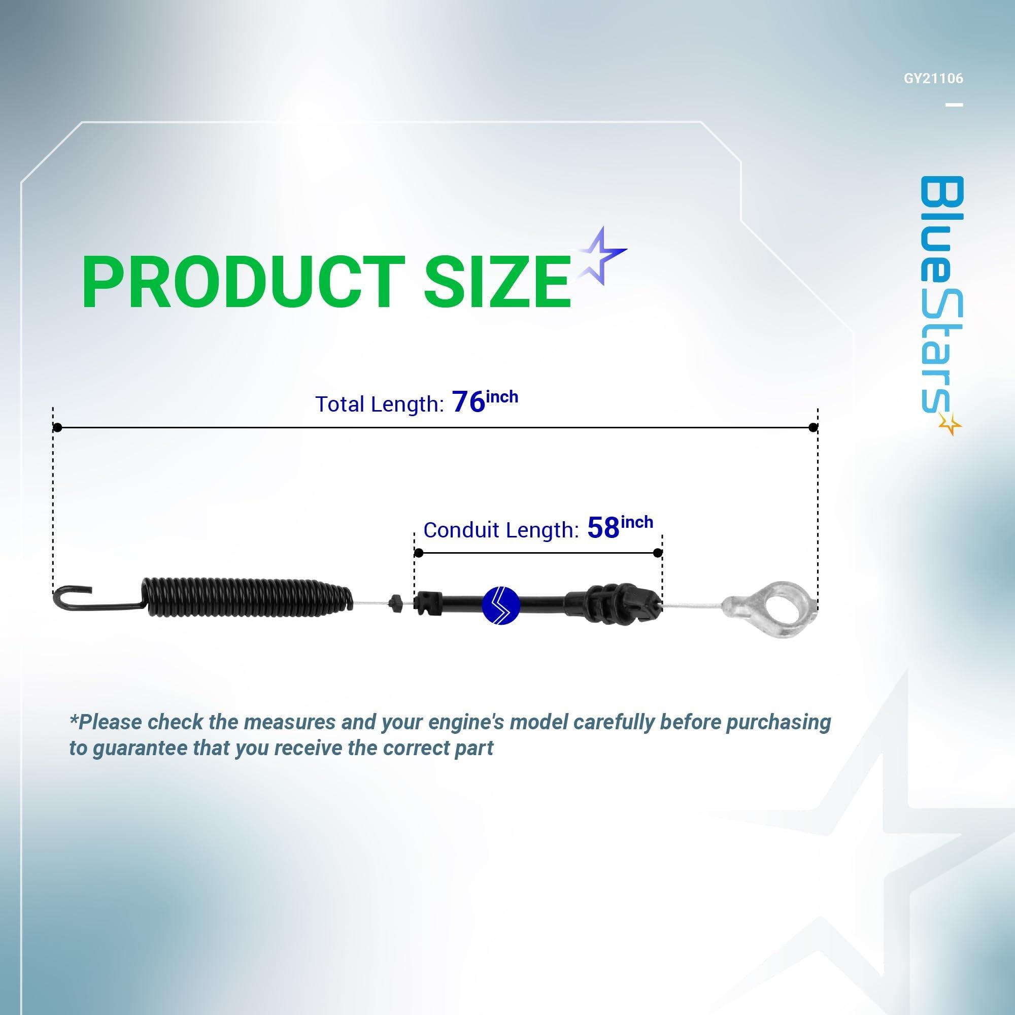 GY21106 GY20156 Clutch Control Cable image 1