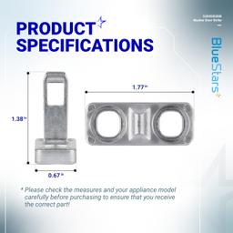 [Lifetime Warranty] 5304505088 Washer Door Strike - Compatible with Frigidaire, Electrolux Washer EFLW317TIW0, EFLW417SIW0, EFLS517SIW0, EFLS617SIW0 - Replaces AP6031188, 4452319, PS11766033 thumbnail 2