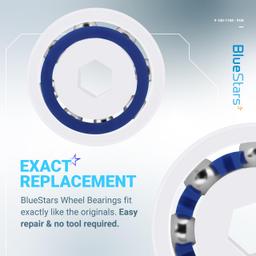 [Lifetime Warranty] 9-100-1108 Pool Cleaner Wheel Ball Bearings Zodiac - Pack of 8 thumbnail 3