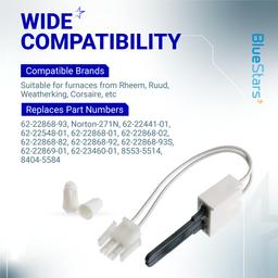 [Lifetime Warranty] 62-22868-93 Furnace Ignitor Hot Surface Igniter thumbnail 7