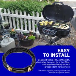 [Lifetime Warranty] 10FT Propane Hose Adapter for Mr Heater Big Buddy - F273704 thumbnail 6