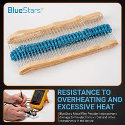 [Lifetime Warranty] 150 PCS 1W 100 ohm Metal Film Fixed Resistor thumbnail 3