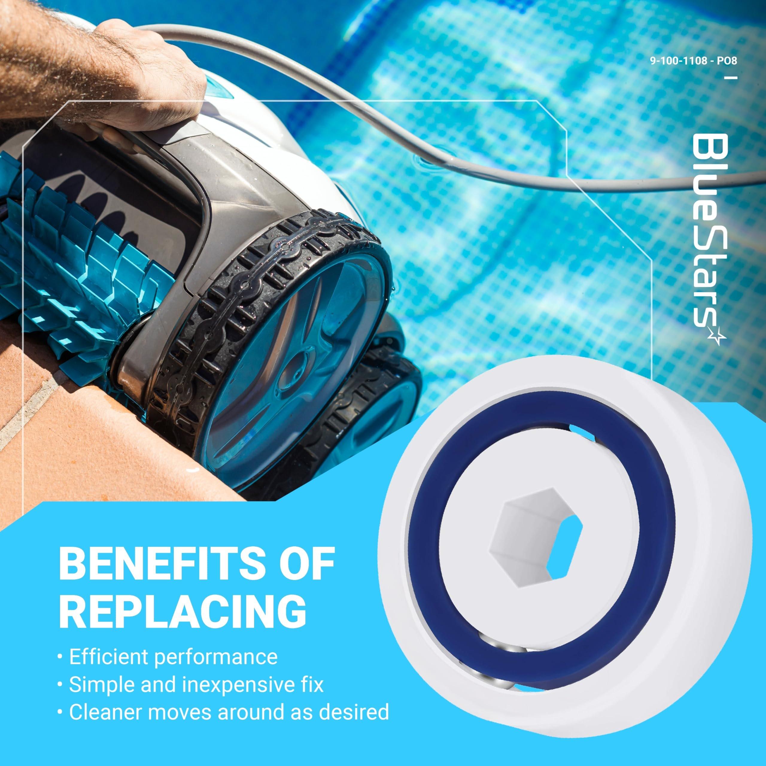 [Lifetime Warranty] 9-100-1108 Pool Cleaner Wheel Ball Bearings Zodiac - Pack of 8 image 5