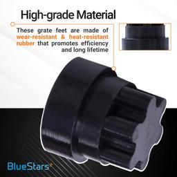 [Lifetime Warranty] 00618112 00637940 Rubber Grate Feet Replacement - Compatible with Thermador & Bosch Range Cooktop - Replaces 1999626 617174 618112 PS3478553 - Pack of 20 thumbnail 3