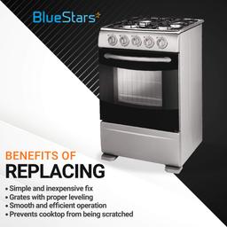 [Lifetime Warranty] 00618112 00637940 Rubber Grate Feet Replacement - Compatible with Thermador & Bosch Range Cooktop - Replaces 1999626 617174 618112 PS3478553 - Pack of 20 thumbnail 2