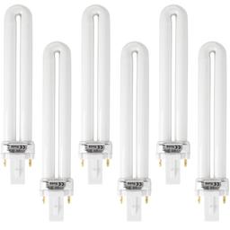 [Lifetime Warranty] 21050 U-Shape 2 Pin Base UV Light Bulbs - Pack of 6 thumbnail 0