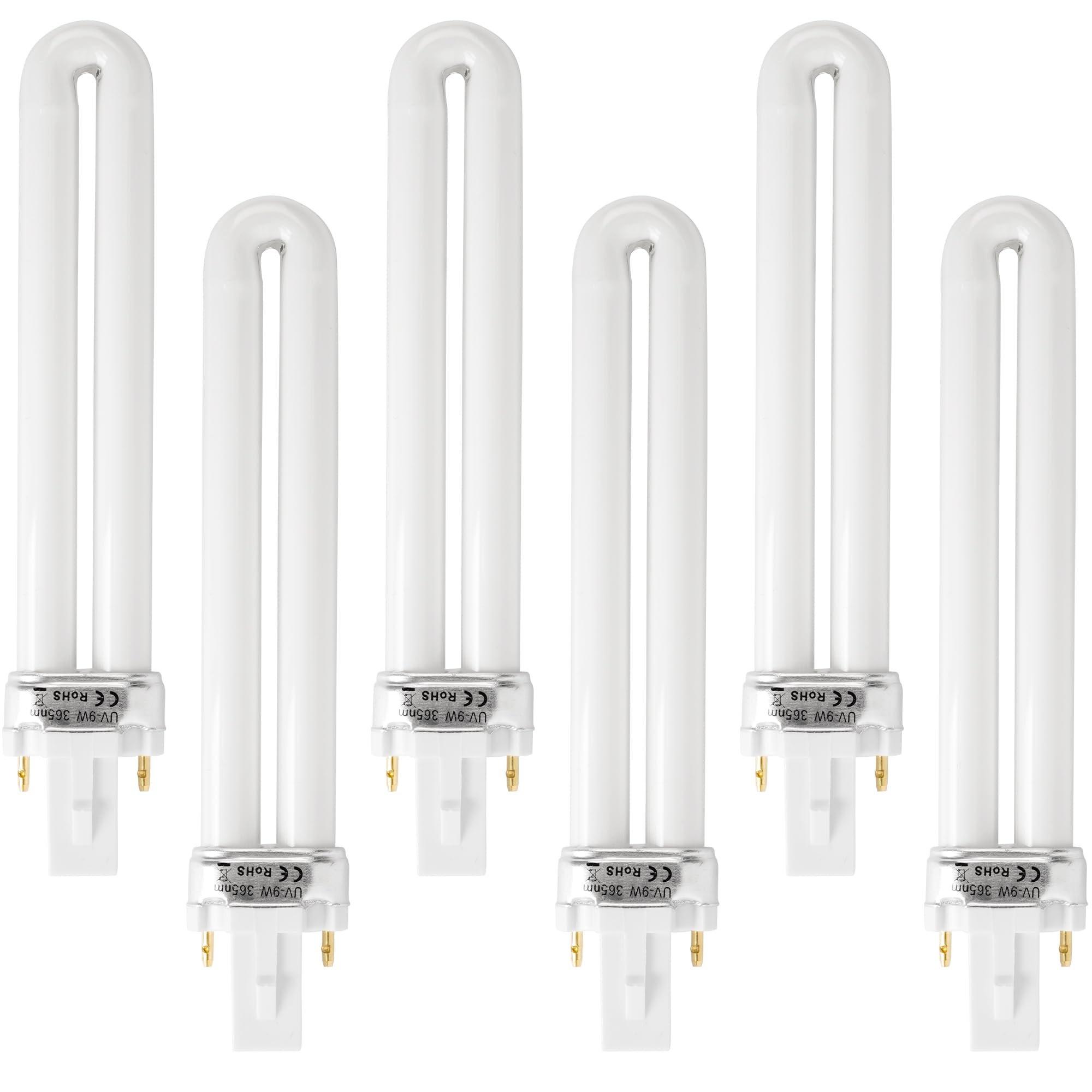 [Lifetime Warranty] 21050 U-Shape 2 Pin Base UV Light Bulbs - Pack of 6 image 0