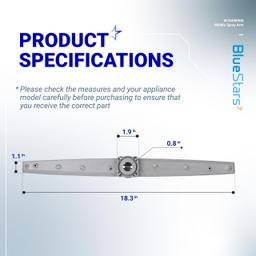[Lifetime Warranty] W10498900 Dishwasher Middle Spray Arm - For Whirlpool, Amana, Maytag - Replaces W10498900 AP6022331 2312929 PS11755664 WDTA50SAHZ0 WDT750SAHZ0 WDT720PADM2 thumbnail 2