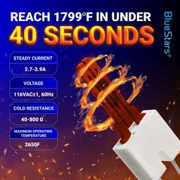 [Lifetime Warranty] 62-22868-93 Furnace Ignitor Hot Surface Igniter thumbnail 6