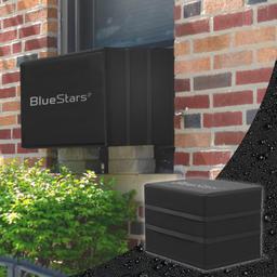 [Lifetime Warranty] Window Air Conditioner Cover For Outside Unit - 25.5"W x 21"D x 17"H AC Cover - Heavy Duty Insulation Window AC Protection Outdoor with Drawstring thumbnail 0