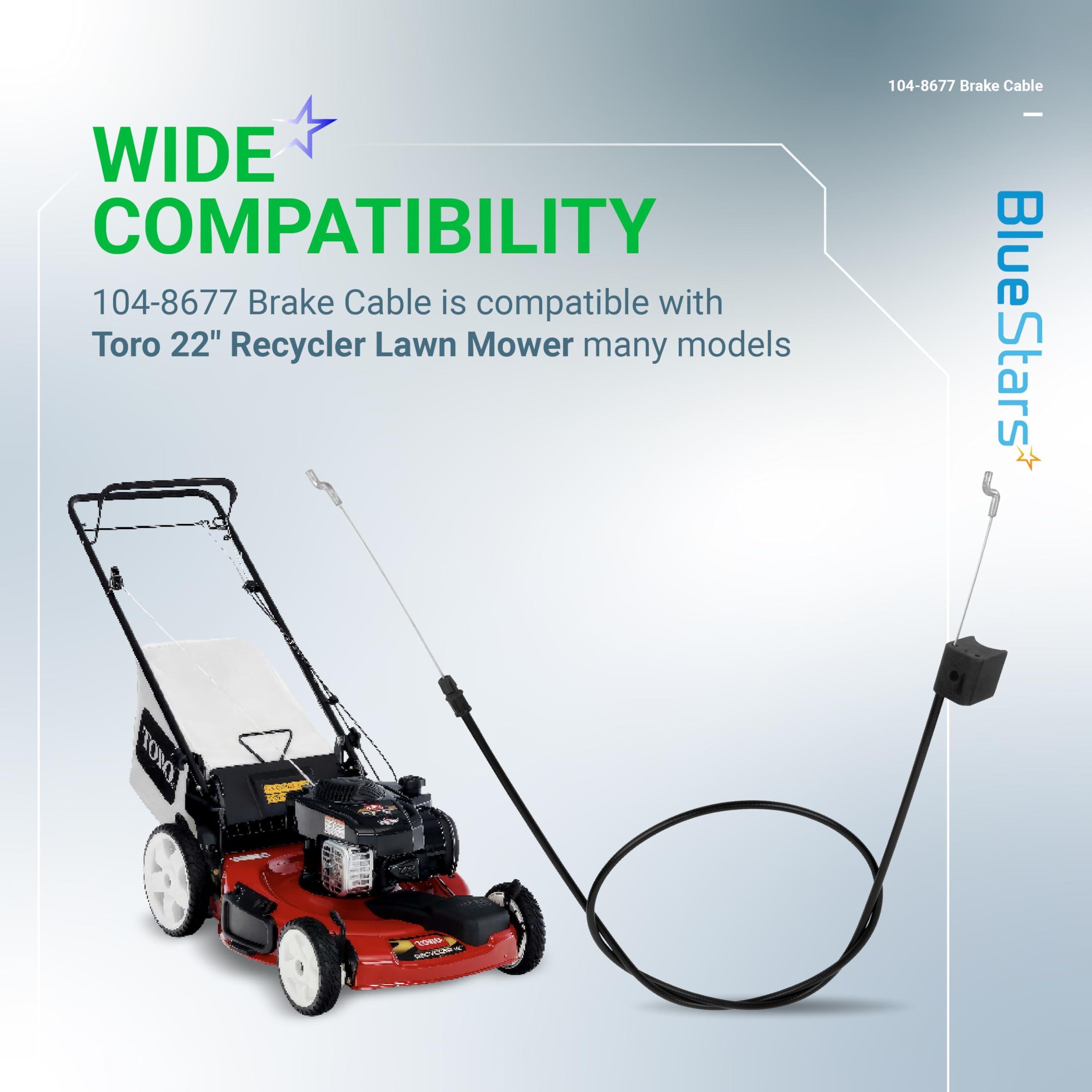 [Lifetime Warranty] 104-8677 Brake Cable for Toro 22" Recycler Mowers image 3