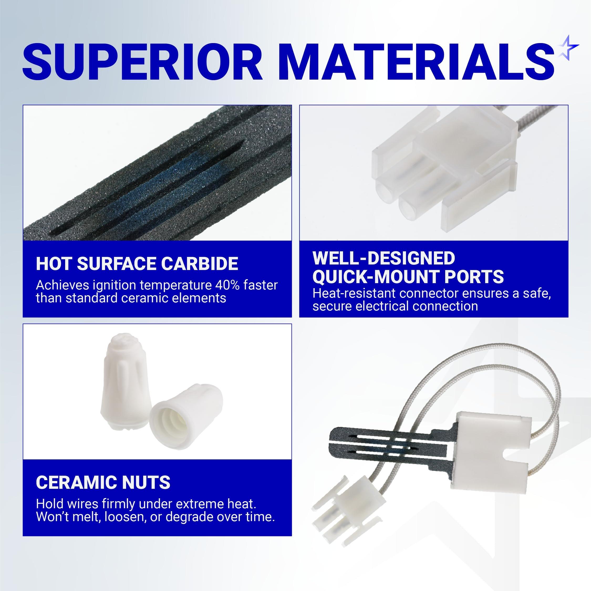 [Lifetime Warranty] 62-22868-93 Furnace Ignitor Hot Surface Igniter image 3