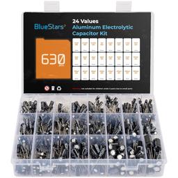 [Lifetime Warranty] 24-Value Aluminum Electrolytic Capacitor 630 pcs thumbnail 0