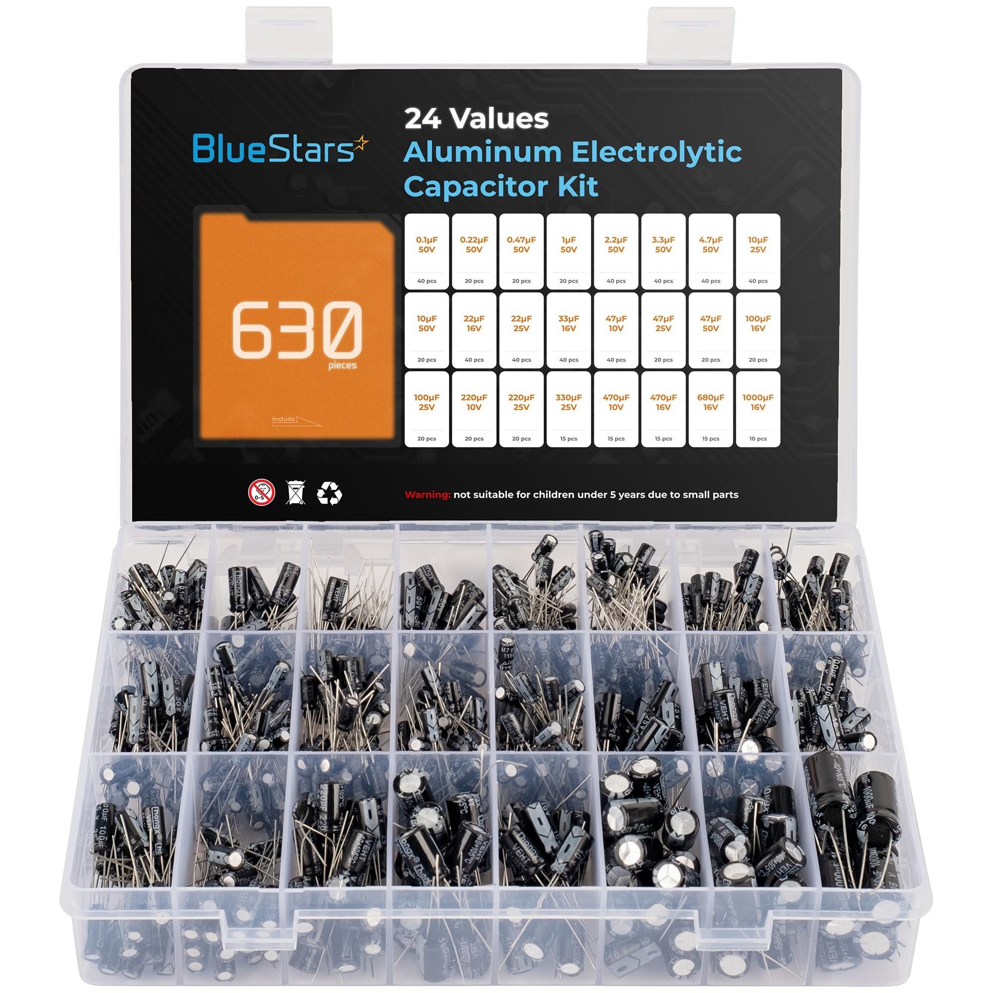 [Lifetime Warranty] 24-Value Aluminum Electrolytic Capacitor 630 pcs image 0