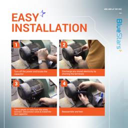 [Lifetime Warranty] 400-480 uF MFD 165 VAC CD60 Universal Round Motor Start Capacitor 50/60 Hz - Replacement for AC Electric Motor thumbnail 9