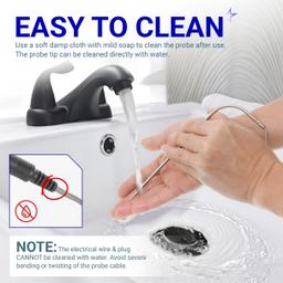 [Lifetime Warranty] Temperature Meat Probe with Thermometer Probe Holder Clip Replacement for Rec Tec Recteq RT-B380 Bullseye, RT-590, RT-700 Wood Pellet Grills - Pack of 2 thumbnail 8