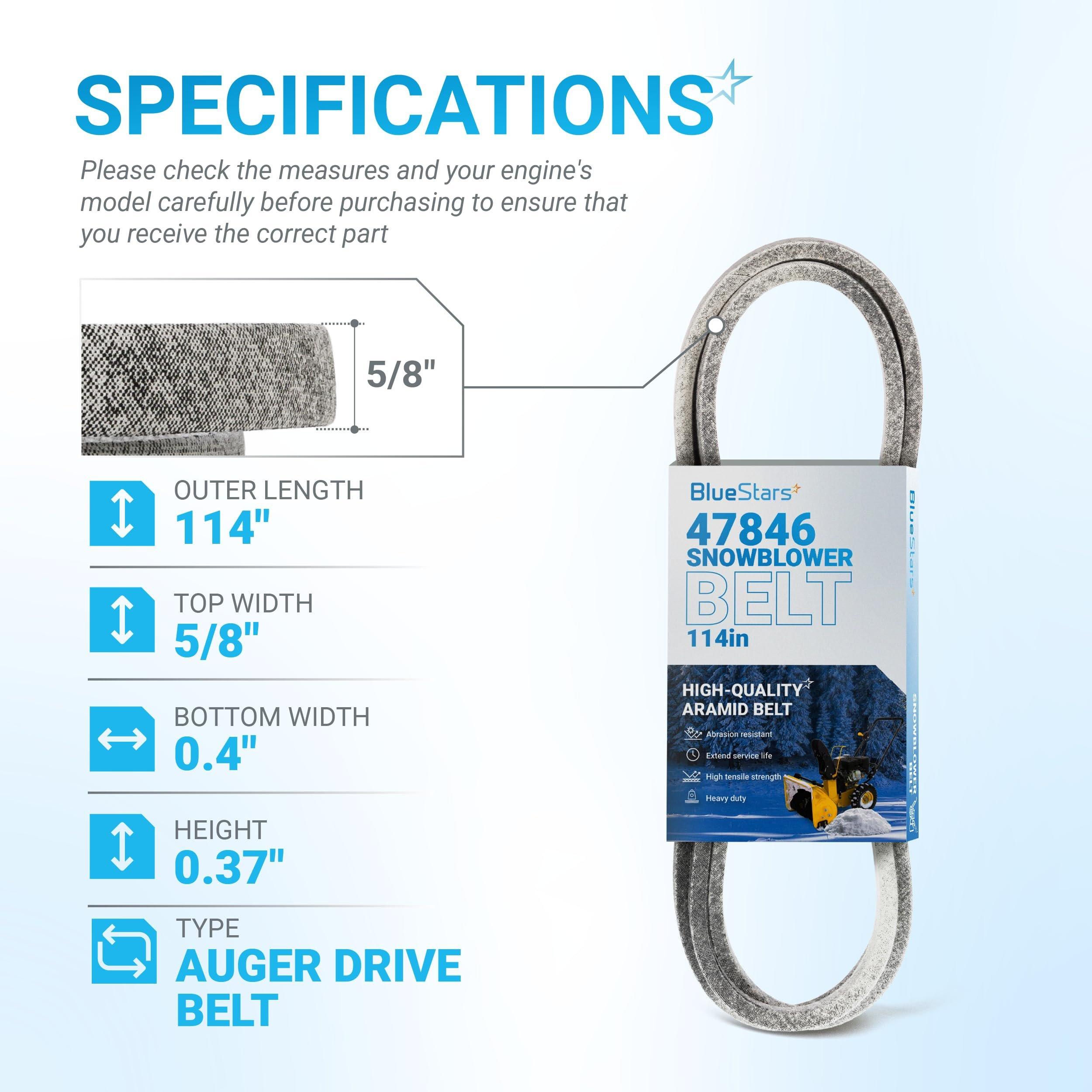 47846 Drive Belt Replacement | 5/8" x 114â€ image 2