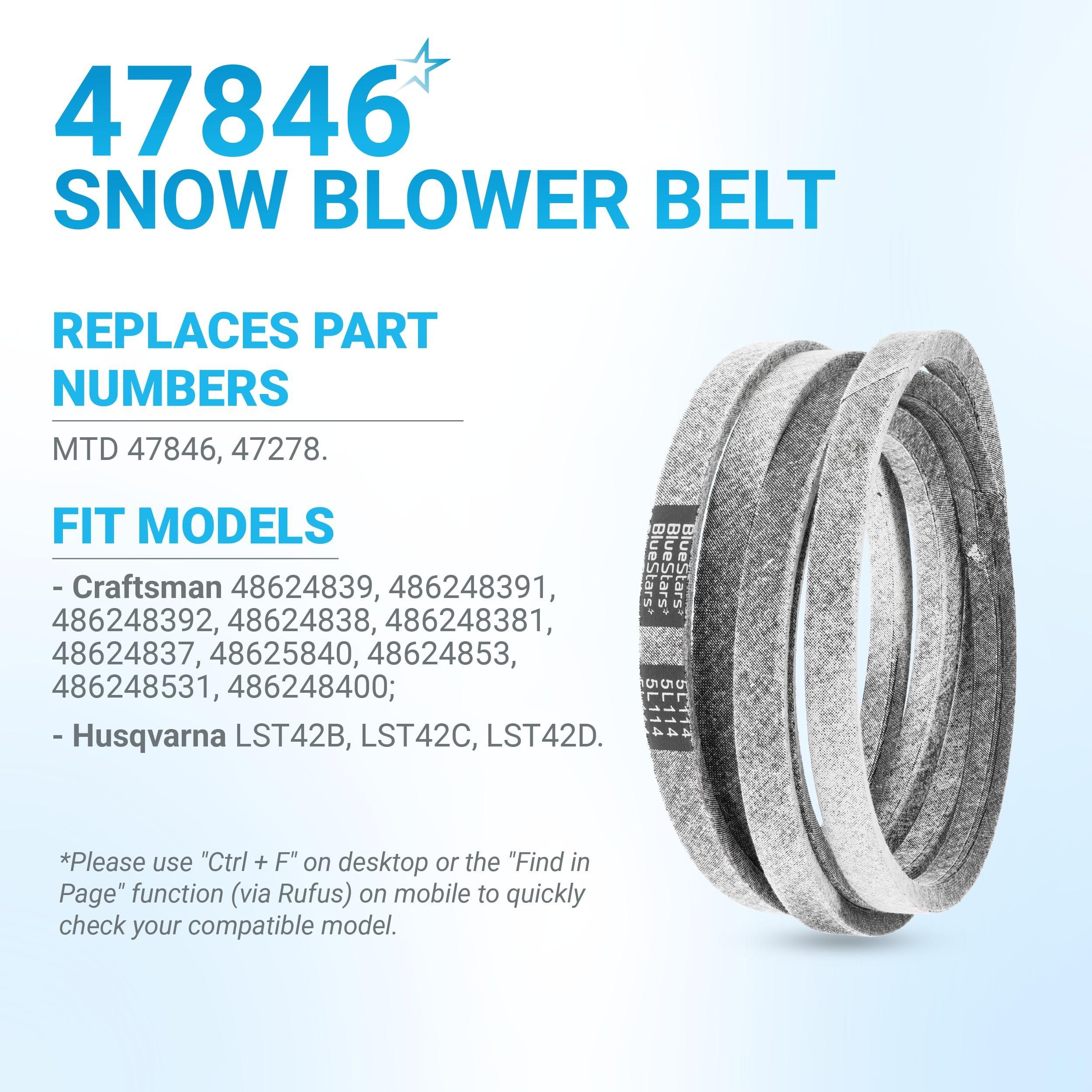 47846 Drive Belt Replacement | 5/8" x 114â€ image 3