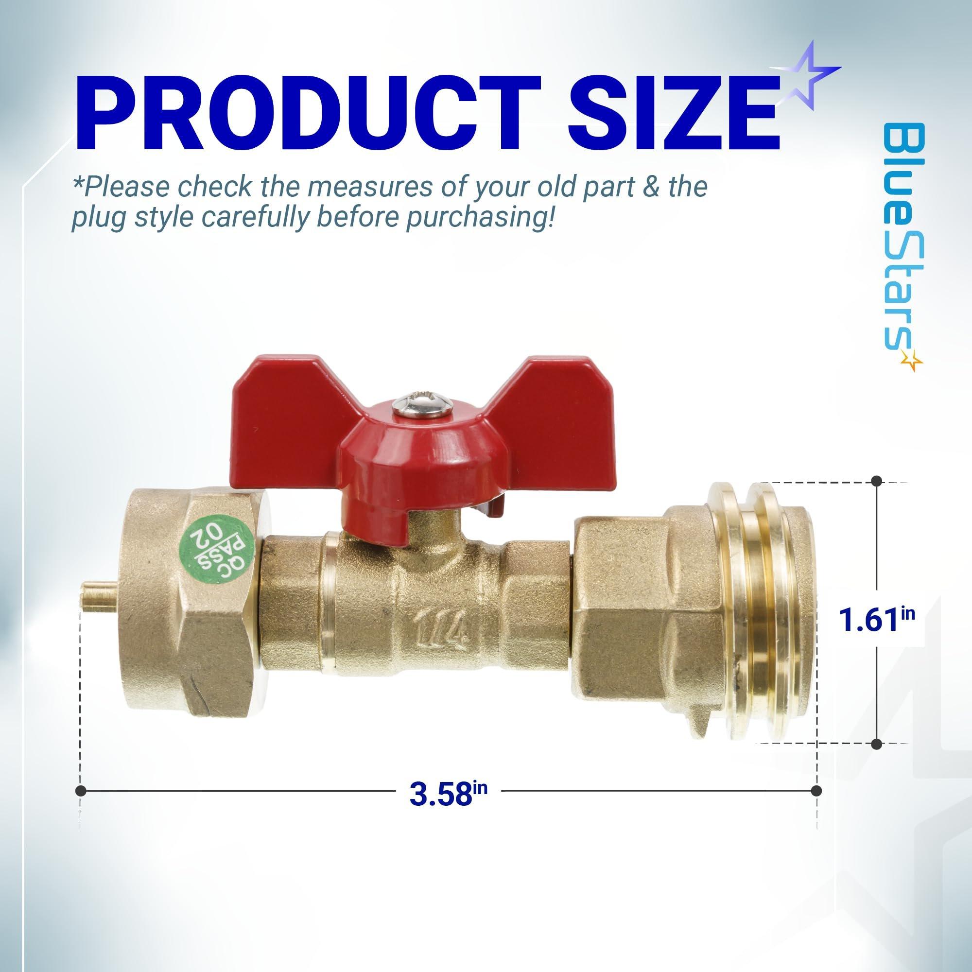 [Lifetime Warranty] 20lb to 1lb Propane Tank Adapter with Valve - Fit 1lb / 16.4oz Disposable Throwaway Cylinder, Convert CGA600 to QCC1 Male Thread/POL Female Thread image 2