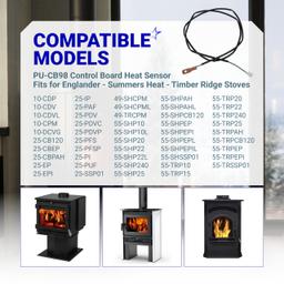 [Lifetime Warranty] PU-CB98 Control Board Heat Sensor - Compatible with Englander Pellet & Multi-Fuel Stoves 10-CDV 10-CPM 25-EP 25-EPI 25-IP 25-PAF 25-PDV 25-PDVC 25-PFS 25-PI 25-PUF PU-CBHS thumbnail 4