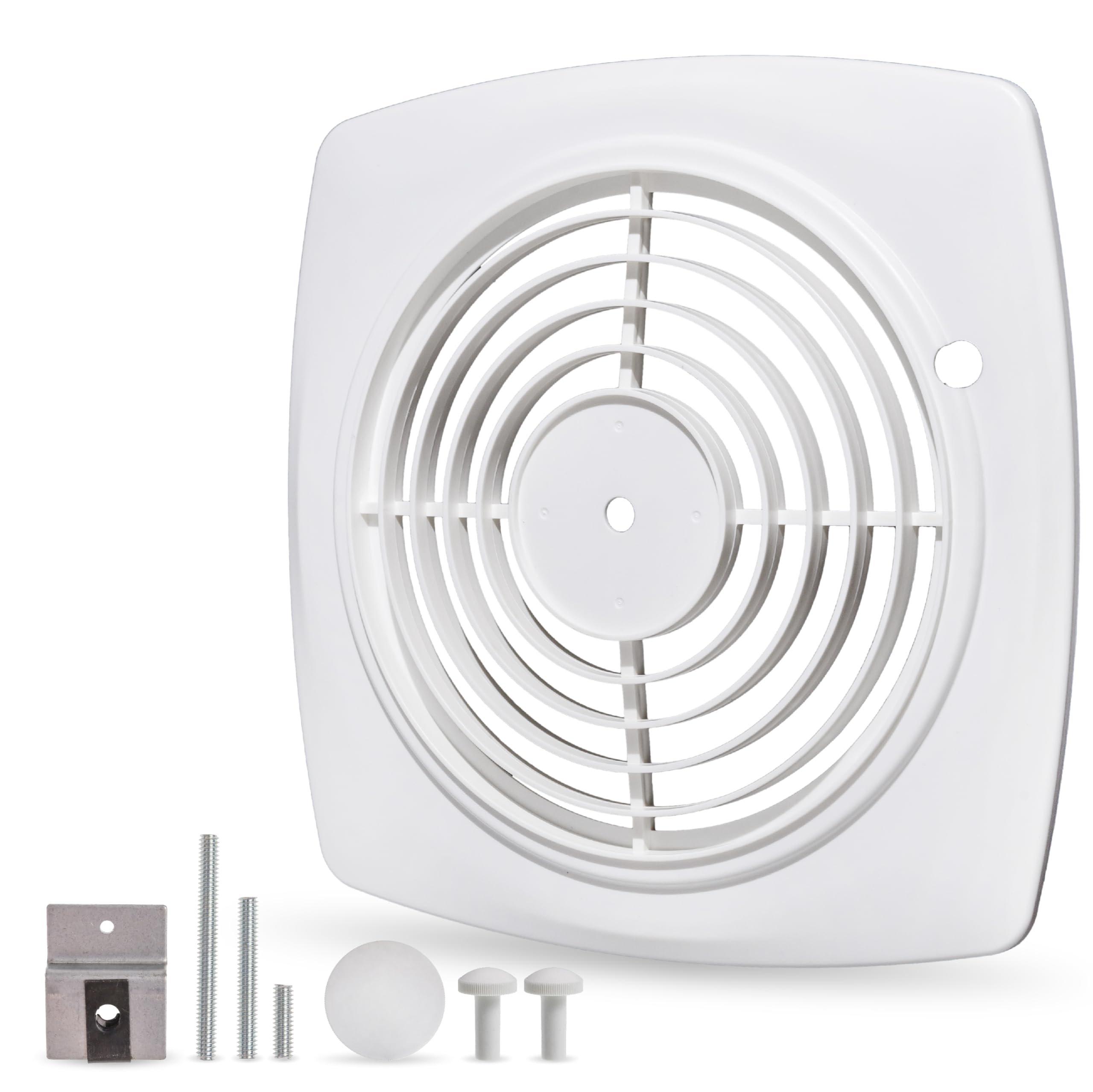 [Lifetime Warranty] 97011790 S97011790 Bathroom Exhaust Fan Cover - Compatible with Nutone Broan Wall Fan - Replaces 509S-A 509S-B 509SMG 503 505 507 - 11.5 x 11.5 Inch ABS Wall Ventilation Grille image 0