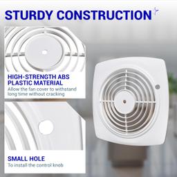 [Lifetime Warranty] 97011790 S97011790 Bathroom Exhaust Fan Cover - Compatible with Nutone Broan Wall Fan - Replaces 509S-A 509S-B 509SMG 503 505 507 - 11.5 x 11.5 Inch ABS Wall Ventilation Grille thumbnail 3