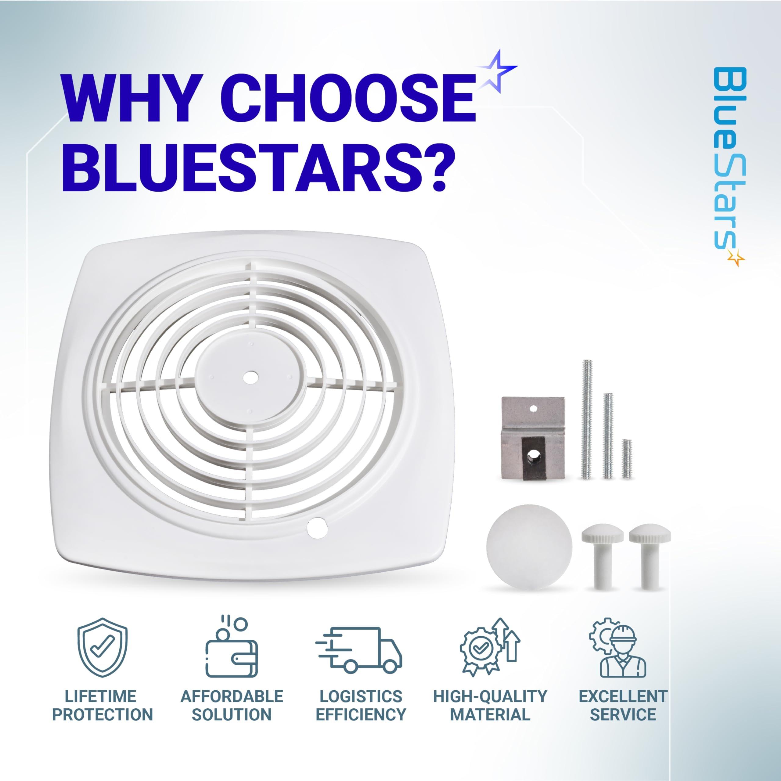 [Lifetime Warranty] 97011790 S97011790 Bathroom Exhaust Fan Cover - Compatible with Nutone Broan Wall Fan - Replaces 509S-A 509S-B 509SMG 503 505 507 - 11.5 x 11.5 Inch ABS Wall Ventilation Grille image 7