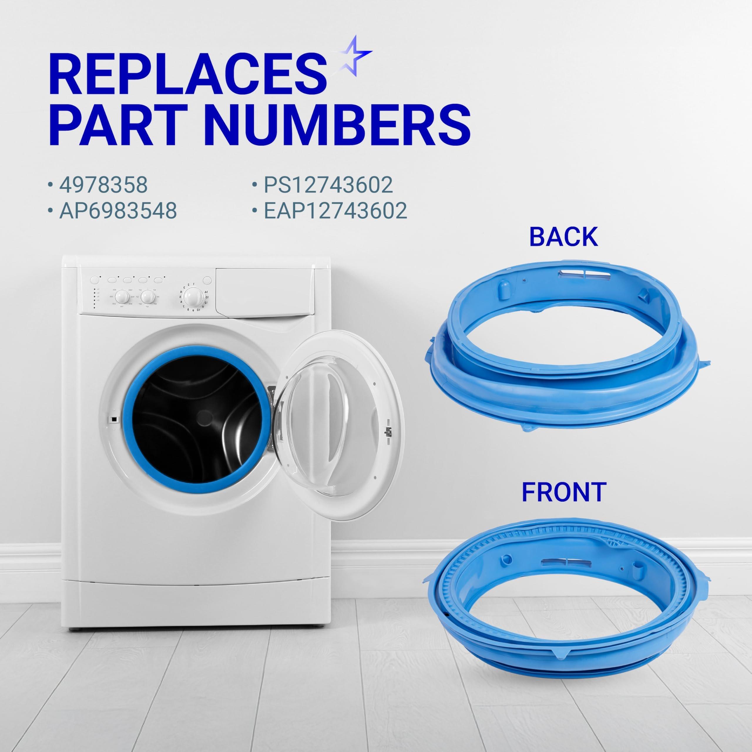 [Lifetime Warranty] WH05X29521 Washer Door Gasket - Compatible with GE GFW550SSN0WW GFW550SSN2WW GFW550SSN5WW GFW550SSN1WW GFW550SPR5RS GFW510SCN0WW - Replaces AP6983548 PS12743602 EAP12743602 4978358 image 5