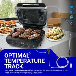 Thermometer Meat Probe for Ninja FG550/FG551 Smart XL 6-in-1 Indoor Grill with Air Fry, IG651 Foodi Smart XL Pro 7-in-1, LG450CCO, LG550CO, BG550, EG351 Ninja Indoor Grill Accessories thumbnail 1