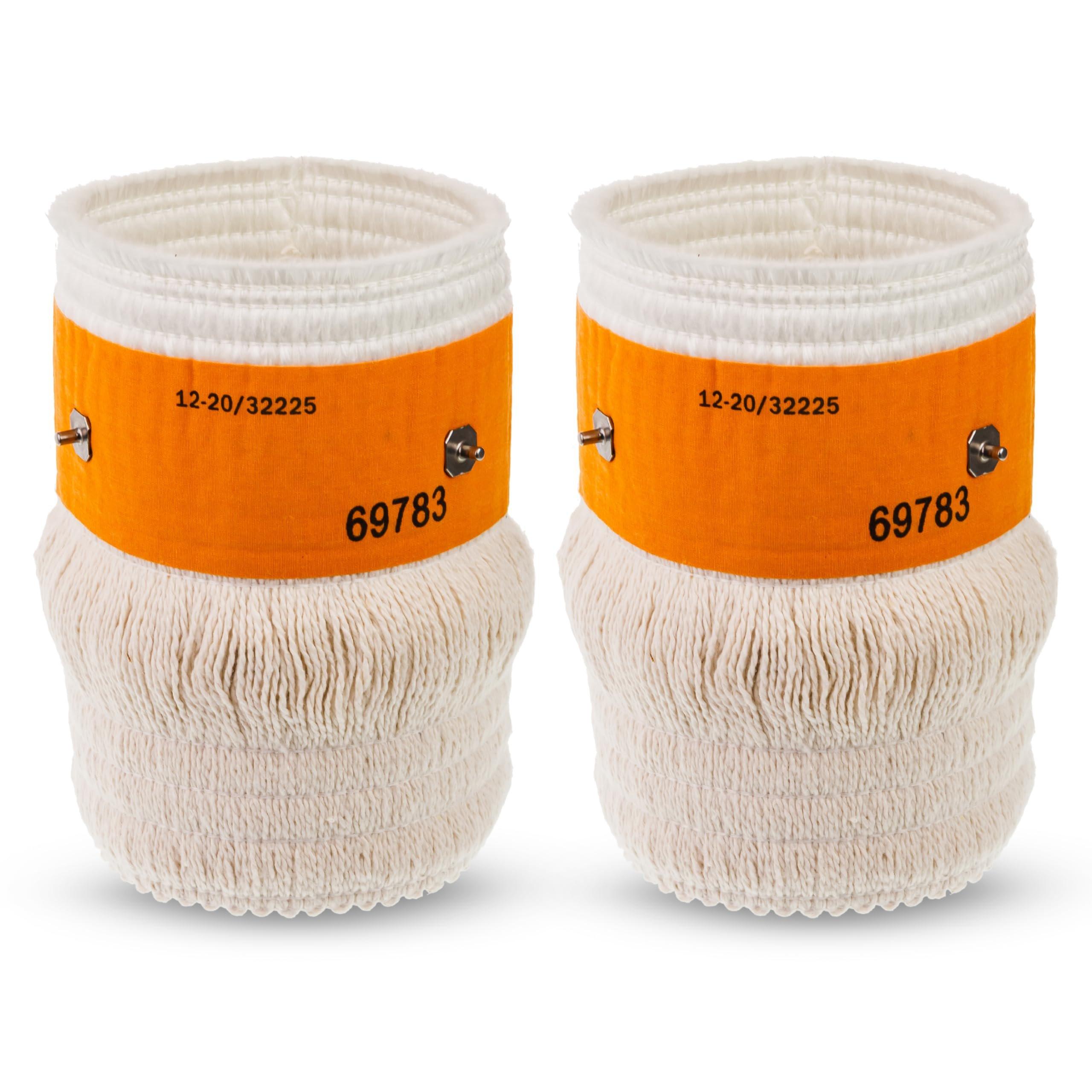 BlueStars 32225 Wick - Fit for Kero World KW-24C DuraHeat DH-2300 Dyna-GLO CV-2300&RMC-95C Envirotemp CV-2300 Keroheat CV-2300 Kerosene Heater Replacement Wicks White (Pack of 2) image 0